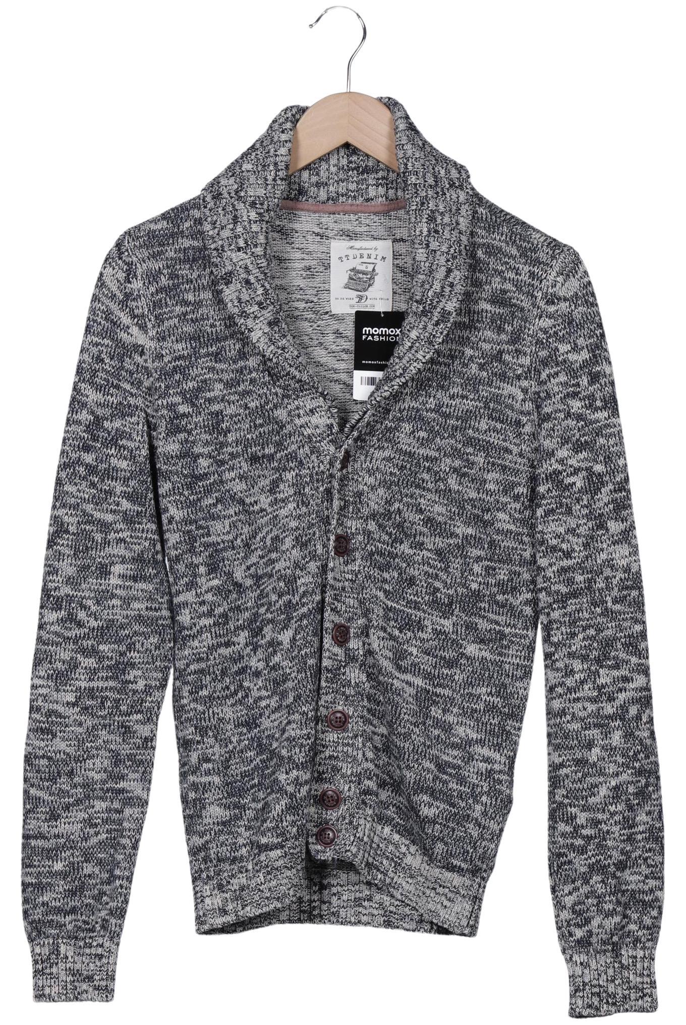 Thumbnail - TOM Tailor Denim Herren Strickjacke, grau, Gr. 46