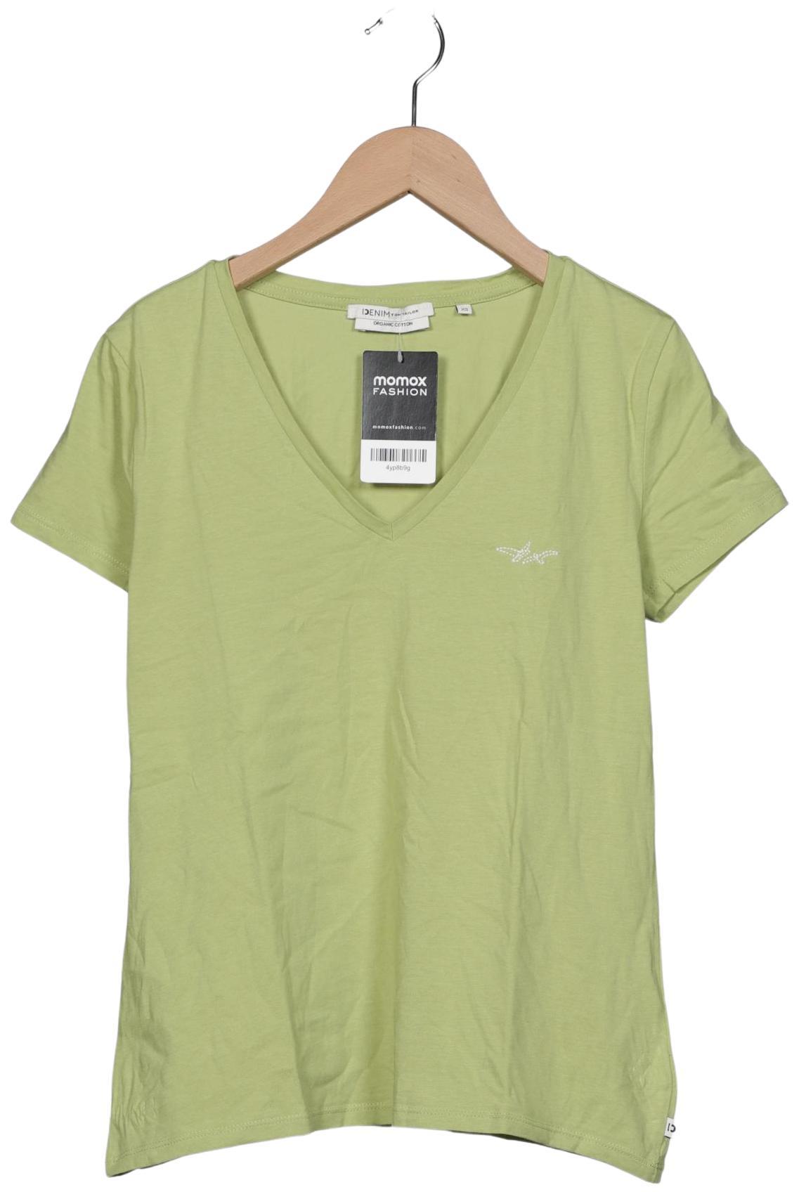 

TOM Tailor Denim Damen T-Shirt, hellgrün, Gr. 34