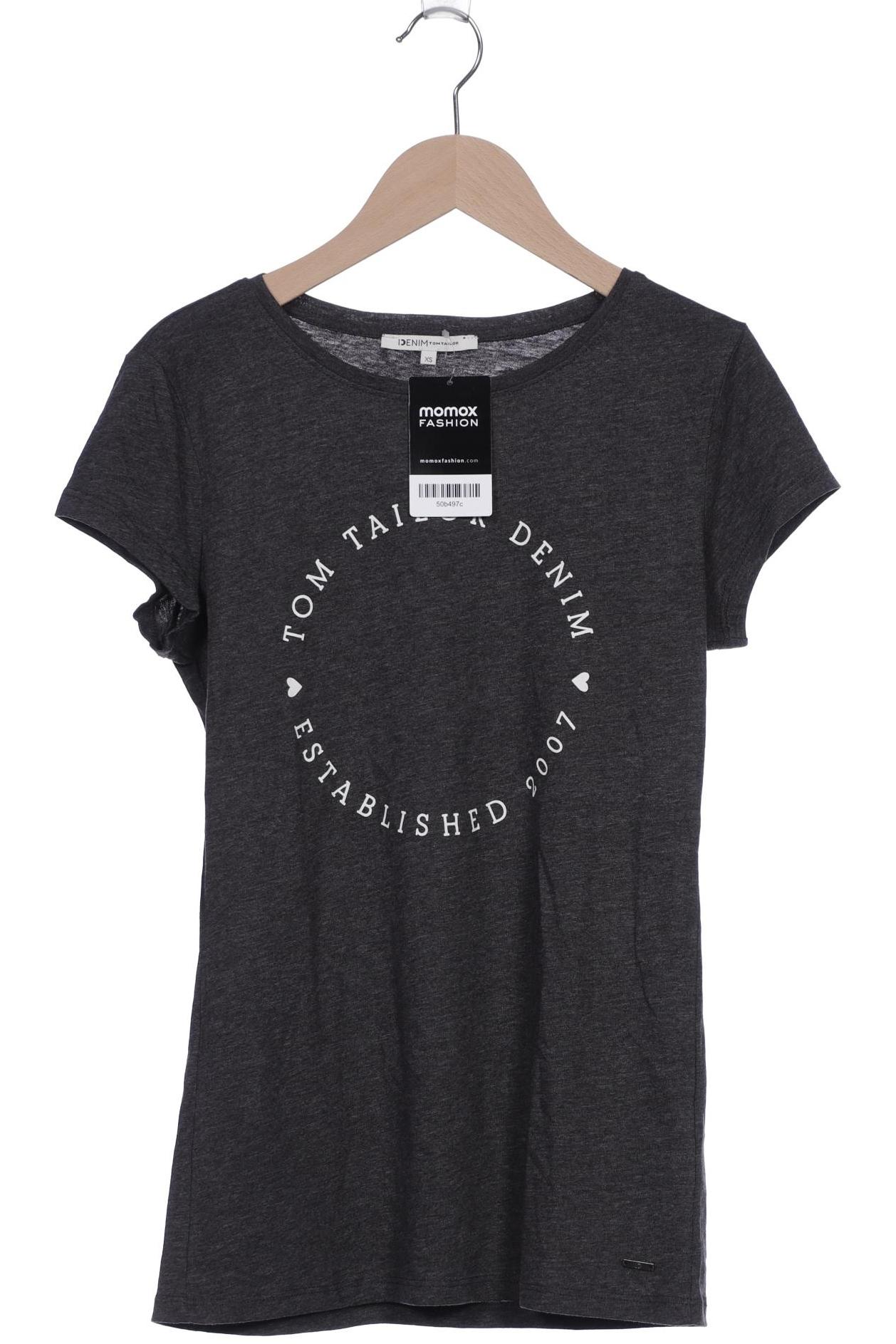 

TOM TAILOR Denim Damen T-Shirt, grau