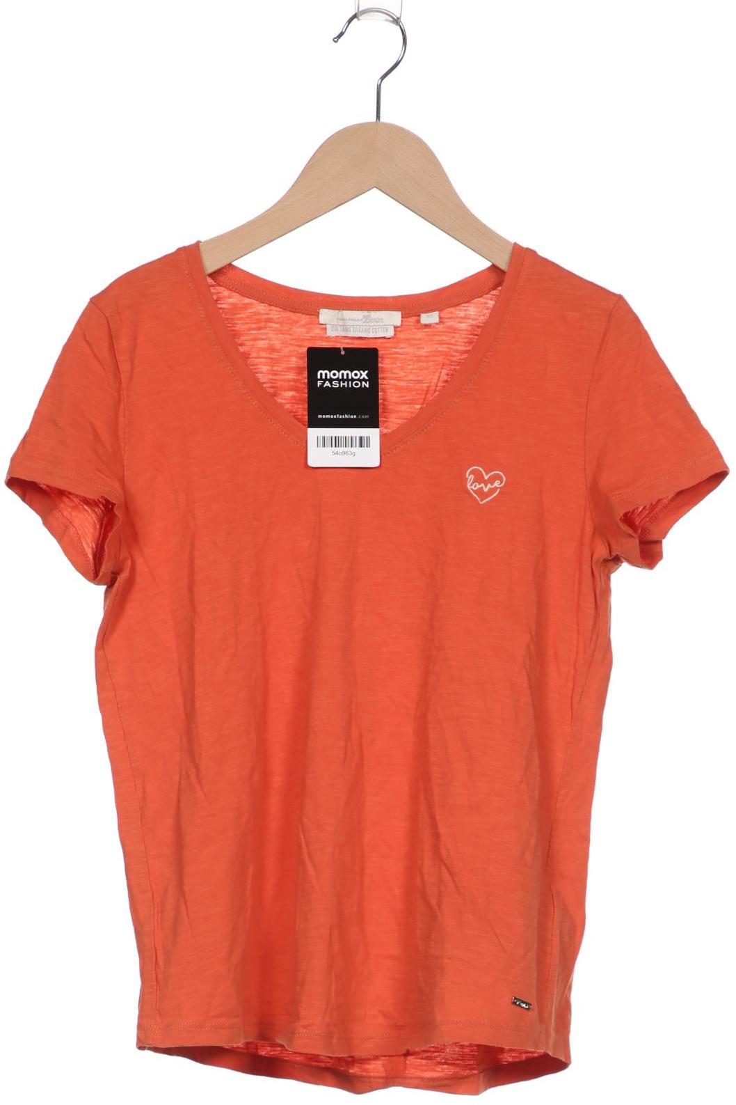 

TOM Tailor Denim Damen T-Shirt, orange, Gr. 34