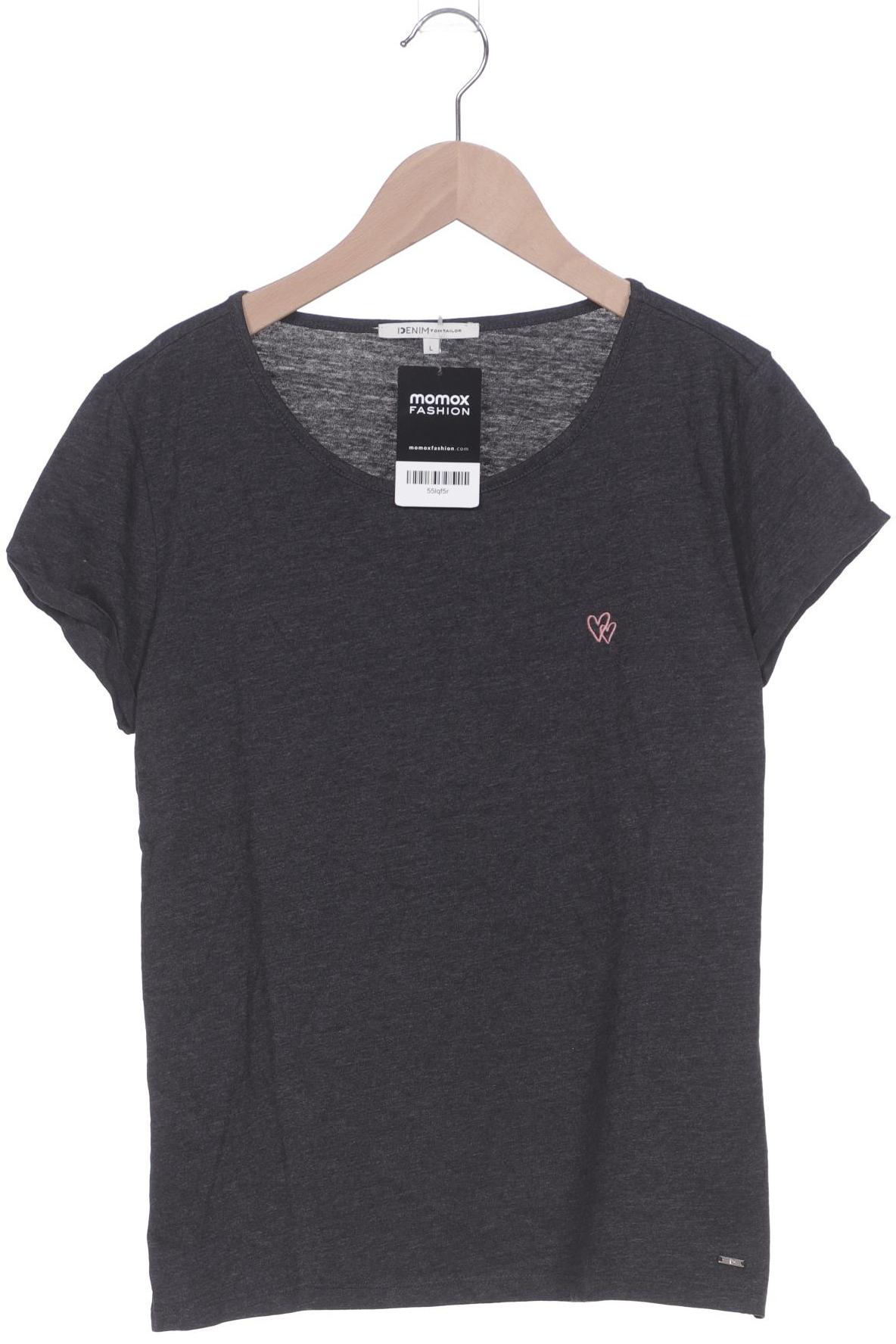 

TOM TAILOR Denim Damen T-Shirt, grau