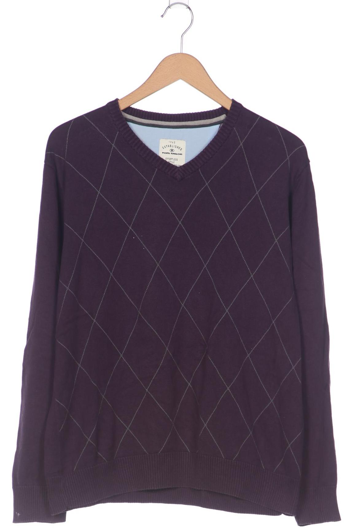 

TOM Tailor Denim Herren Pullover, flieder, Gr. 52