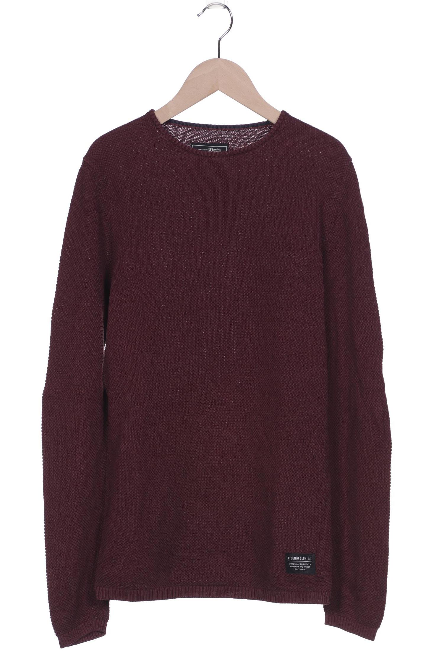 

TOM Tailor Denim Herren Pullover, bordeaux, Gr. 46
