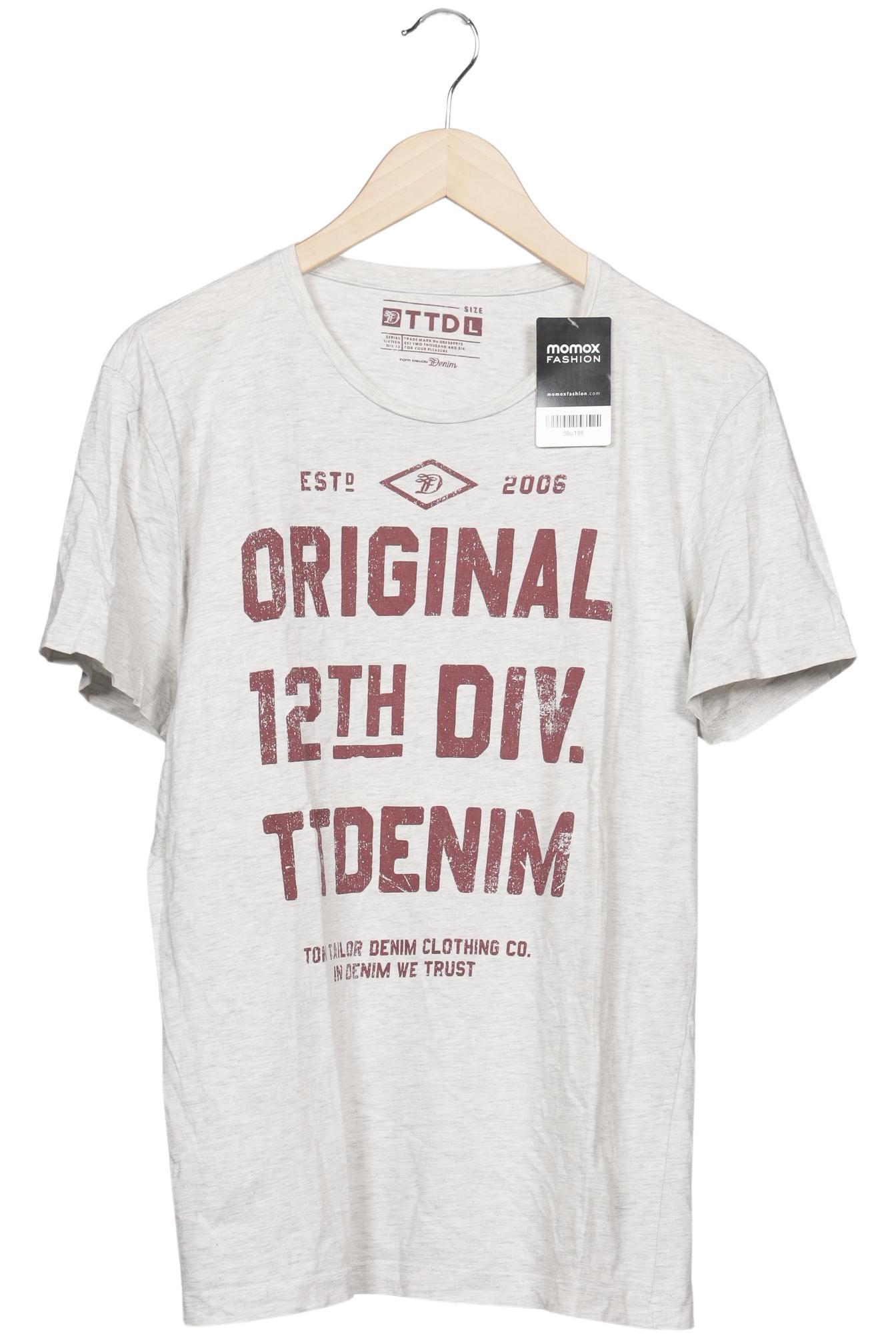 

TOM Tailor Denim Herren T-Shirt, grau, Gr. 52