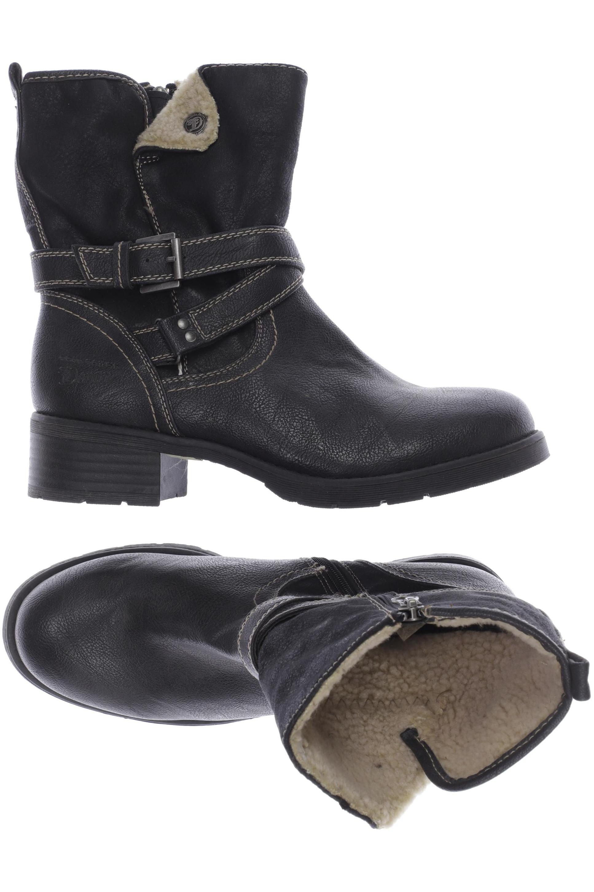 

TOM Tailor Denim Damen Stiefelette, schwarz, Gr. 38