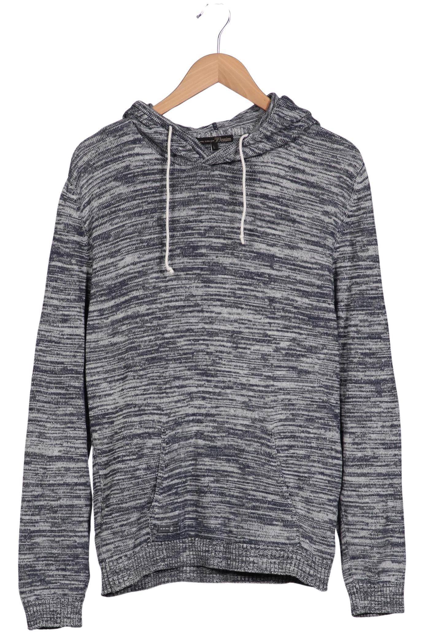 

TOM Tailor Denim Herren Kapuzenpullover, grau, Gr. 52