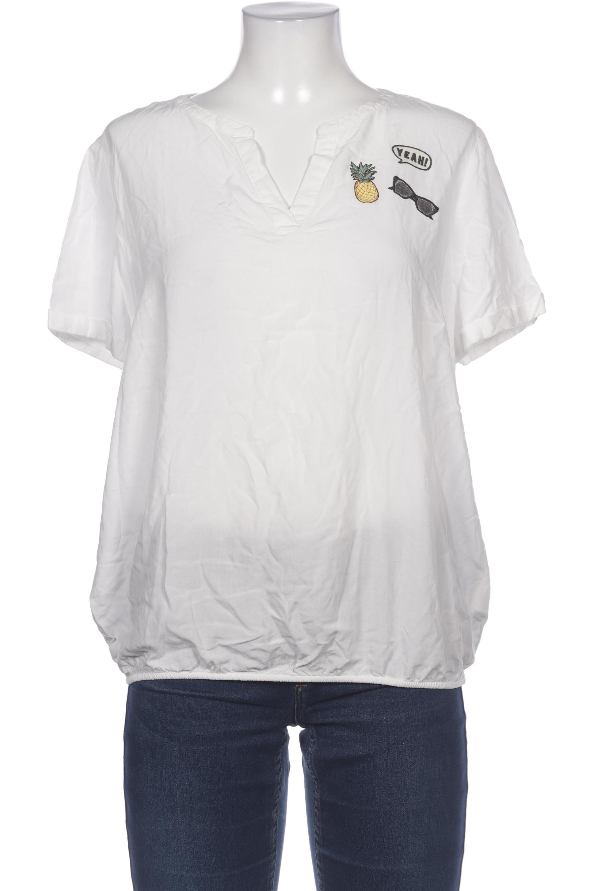 

TOM Tailor Denim Damen Bluse, weiß, Gr. 40