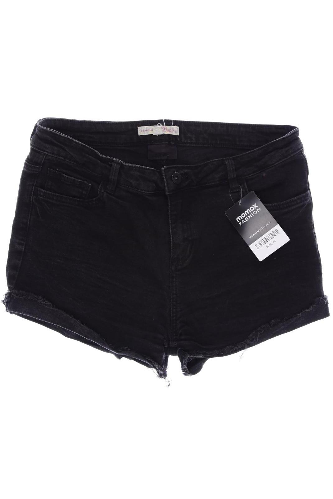 

TOM TAILOR Denim Damen Shorts, schwarz