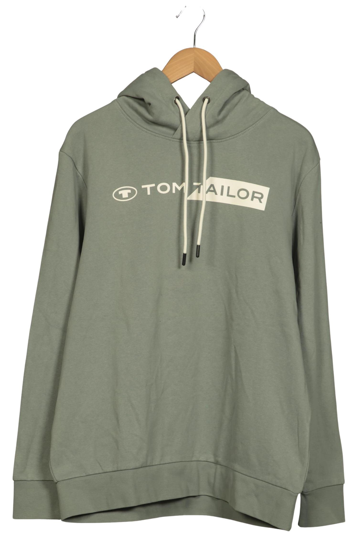 

TOM Tailor Denim Herren Kapuzenpullover, grün, Gr. 54