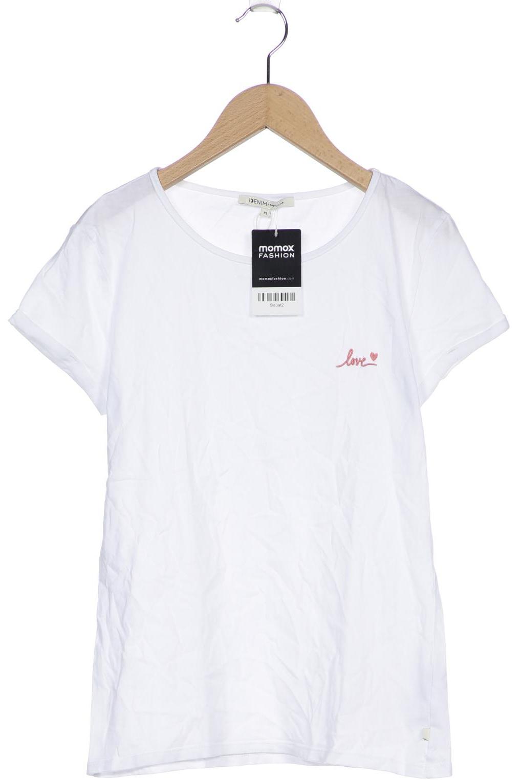 

TOM TAILOR Denim Damen T-Shirt, weiß