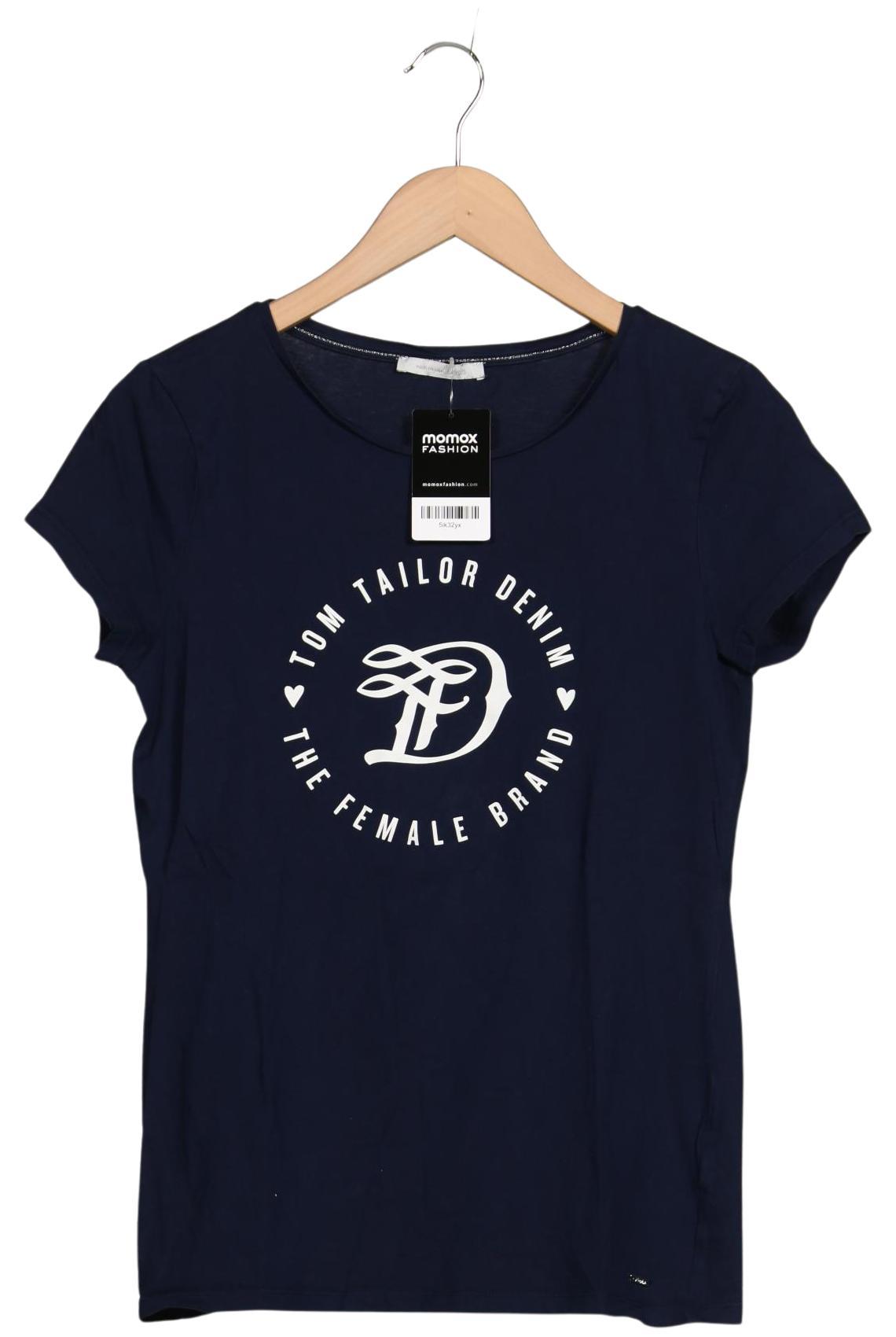 

TOM Tailor Denim Damen T-Shirt, marineblau, Gr. 36