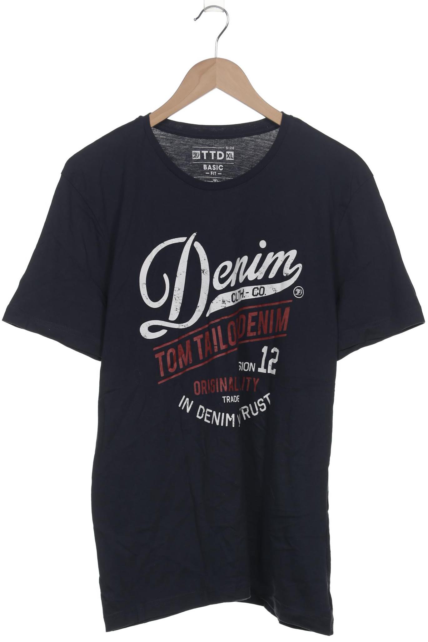 

TOM Tailor Denim Herren T-Shirt, marineblau, Gr. 54