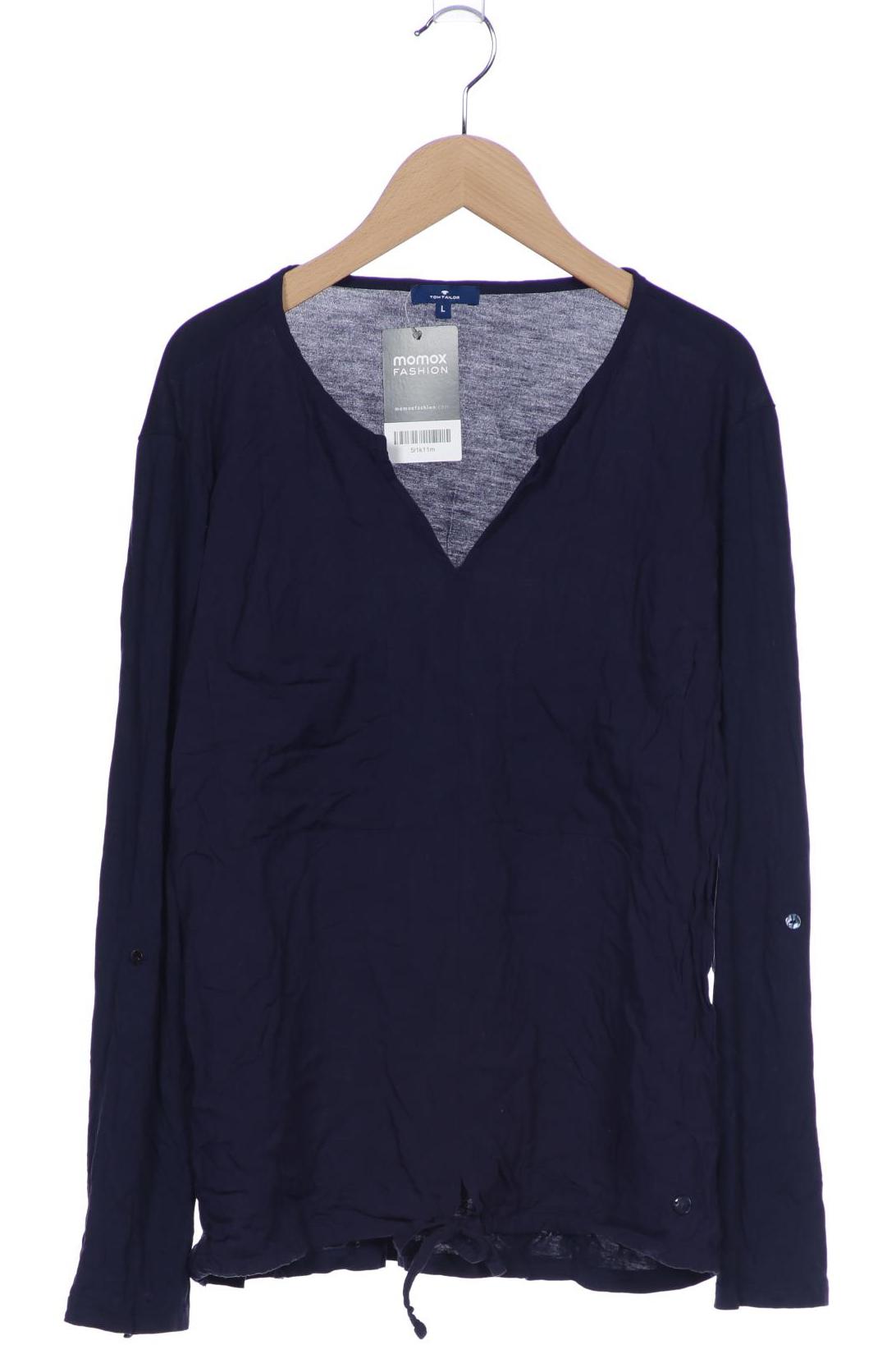 

TOM Tailor Denim Damen Langarmshirt, marineblau, Gr. 42