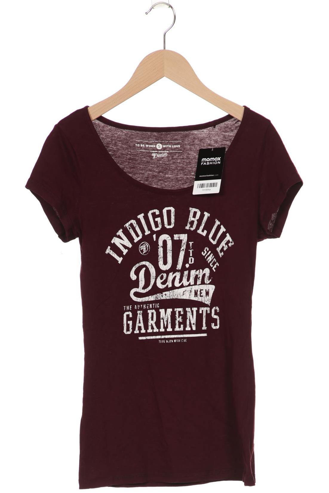 

TOM TAILOR Denim Damen T-Shirt, bordeaux