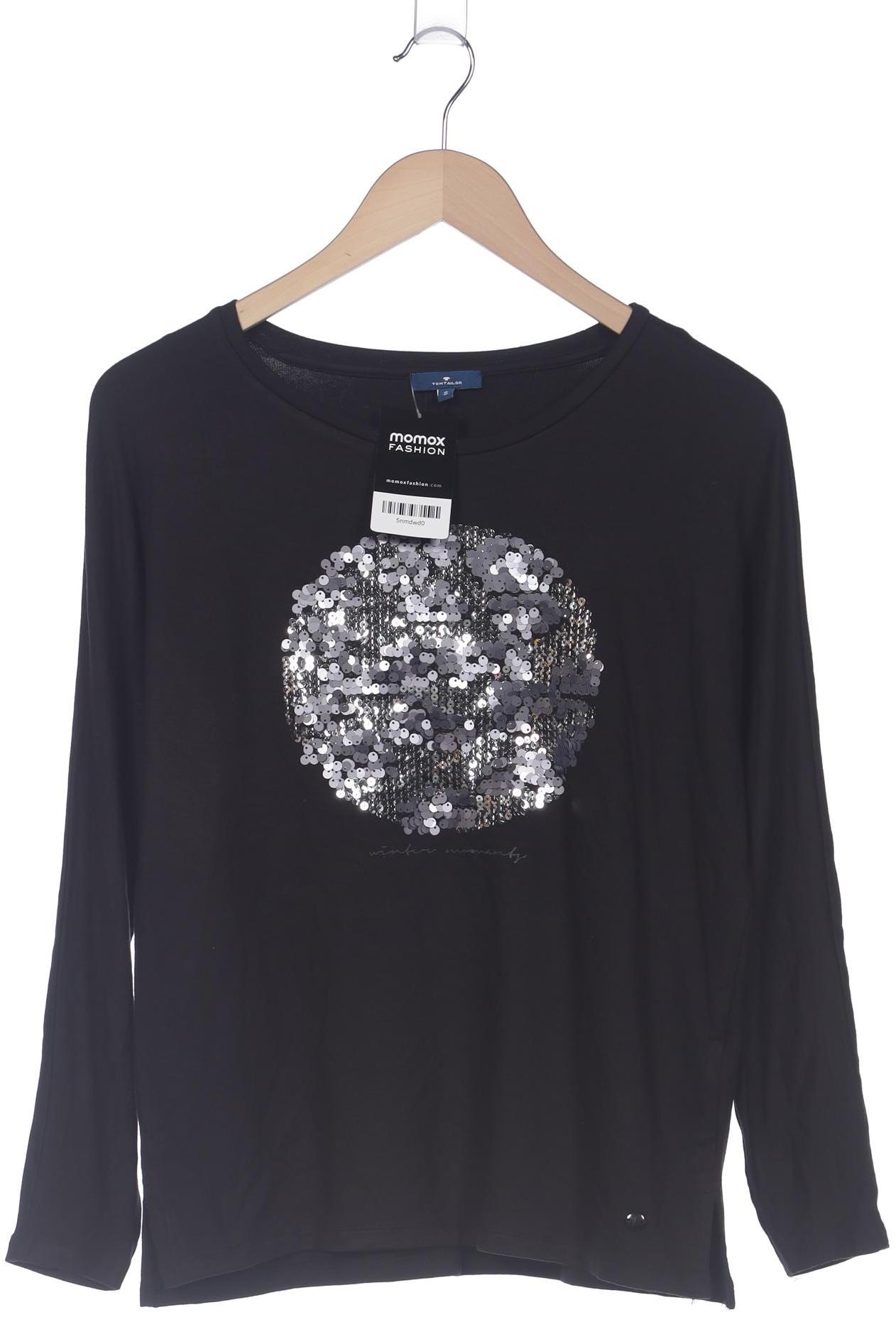 

TOM Tailor Denim Damen Sweatshirt, schwarz, Gr. 36