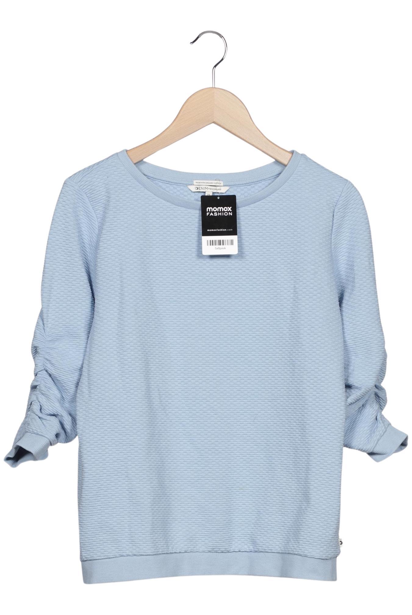 

TOM Tailor Denim Damen Sweatshirt, hellblau, Gr. 38