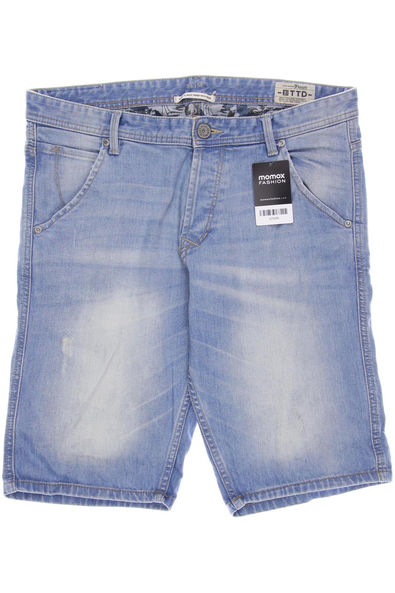 

TOM TAILOR Denim Herren Shorts, blau
