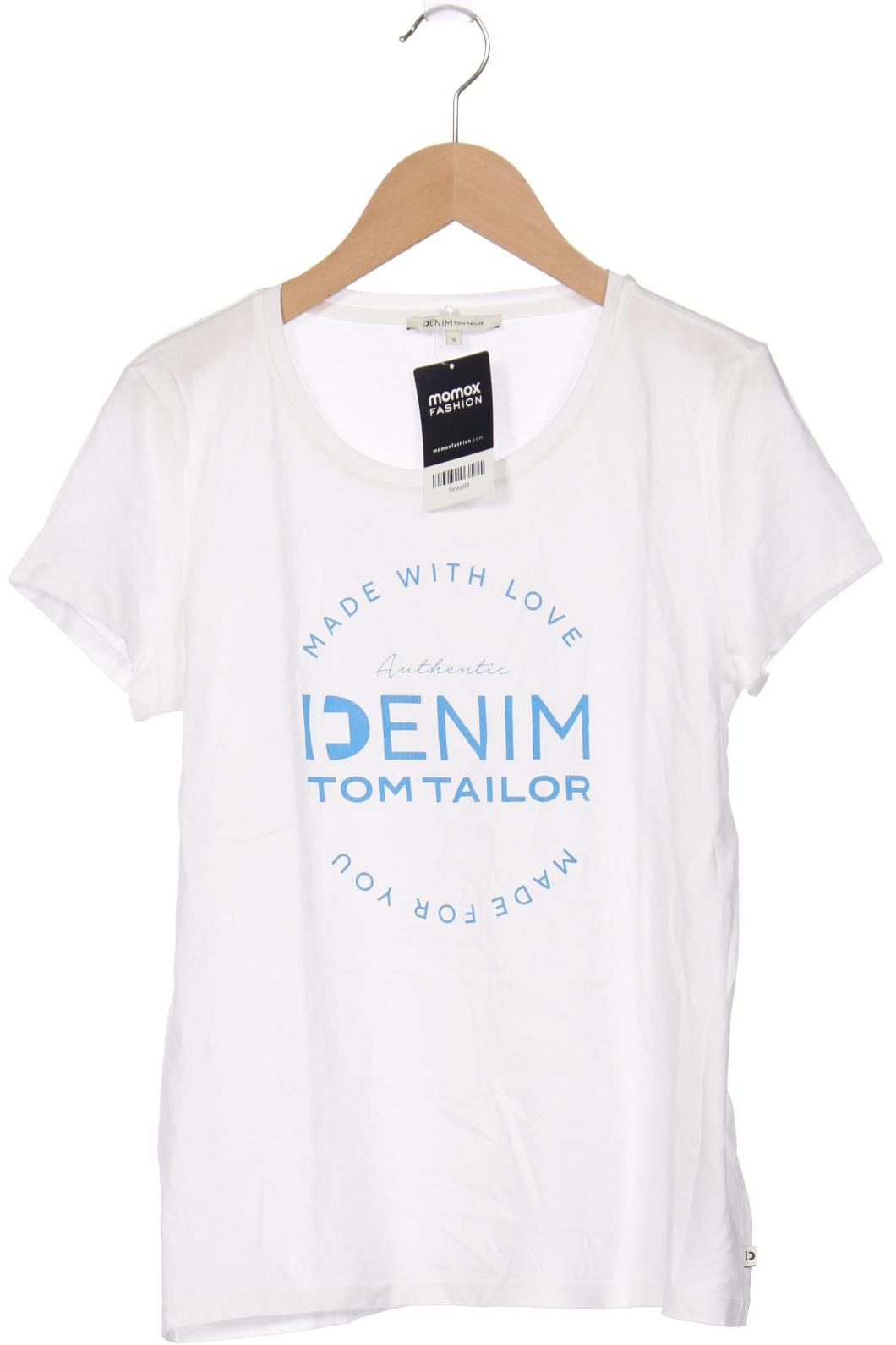 

TOM TAILOR Denim Damen T-Shirt, weiß