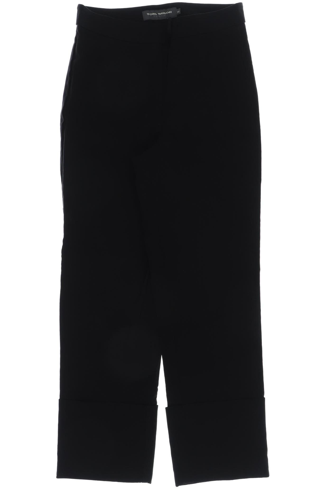 

TOM Tailor Denim Damen Stoffhose, schwarz, Gr. 34