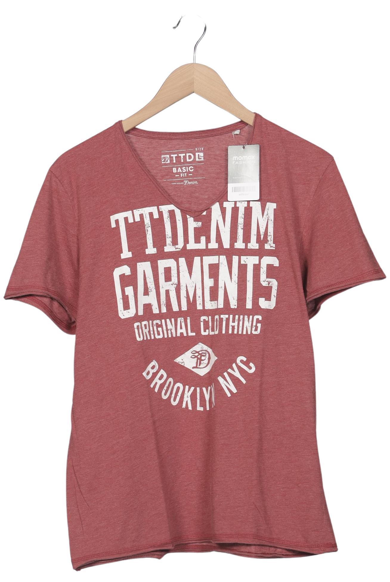 

TOM Tailor Denim Herren T-Shirt, rot, Gr. 52