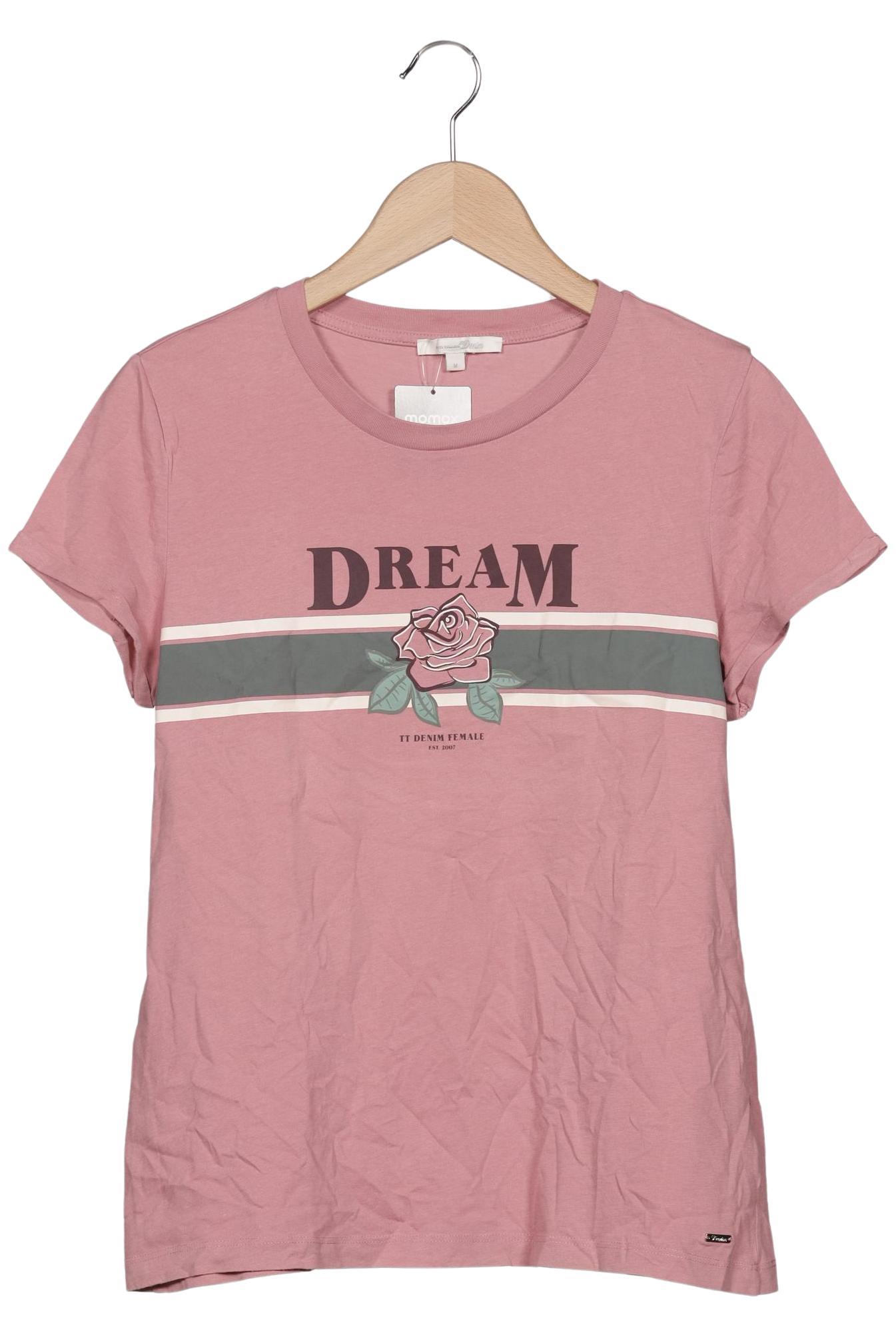 

TOM Tailor Denim Damen T-Shirt, pink, Gr. 38