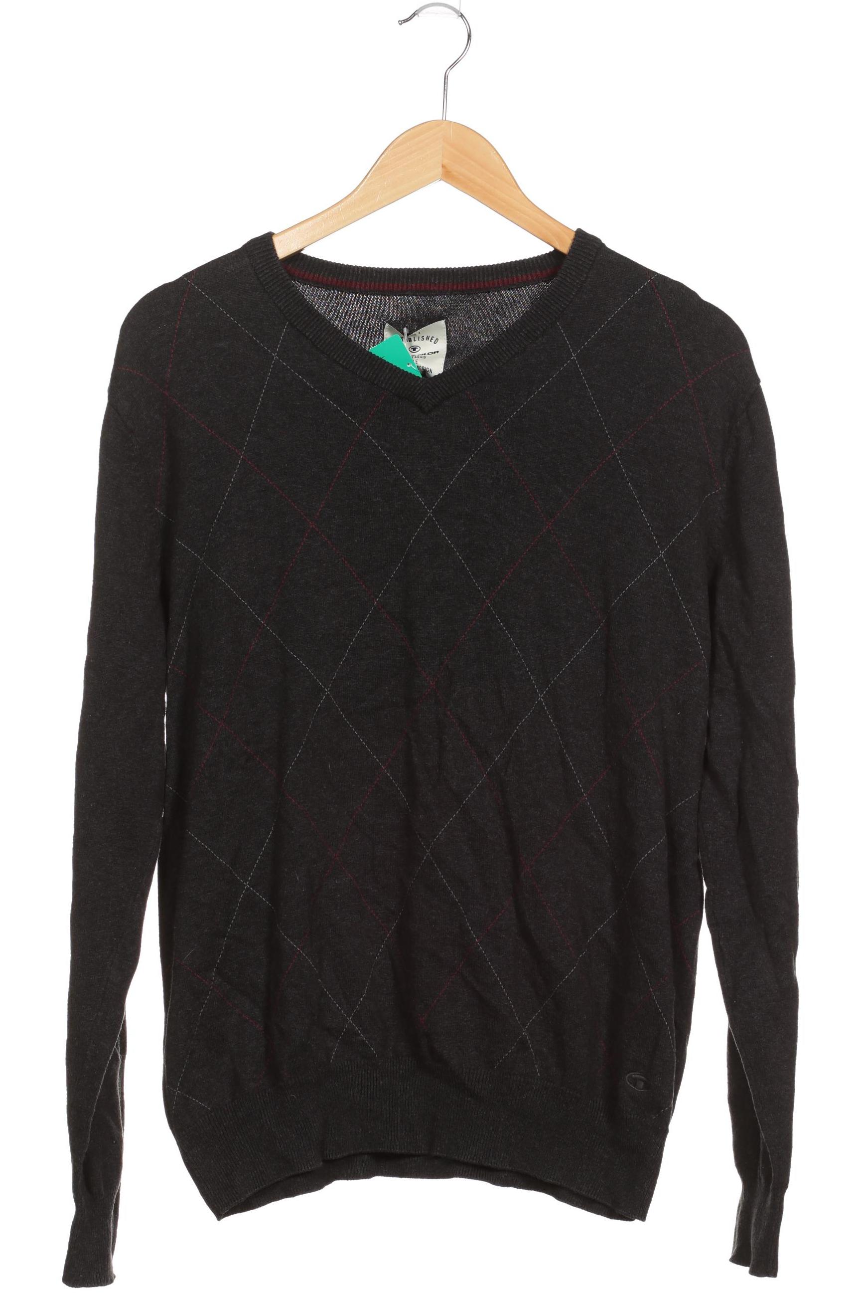

TOM Tailor Denim Herren Pullover, grau, Gr. 52