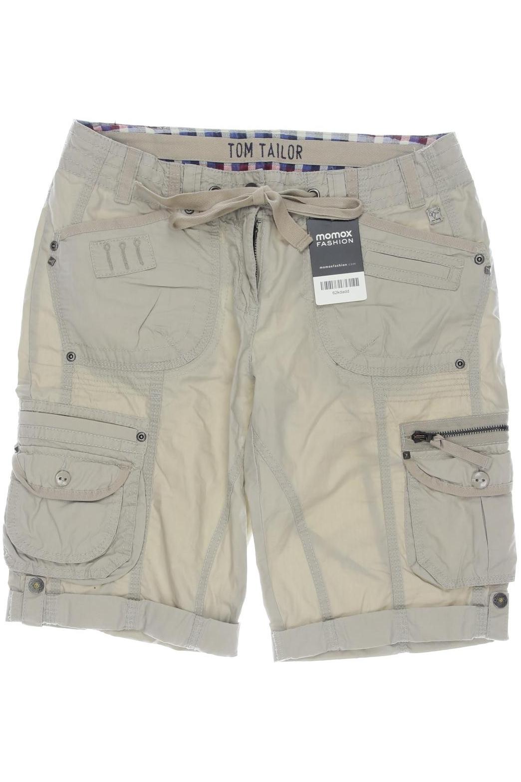 

TOM Tailor Denim Damen Shorts, beige, Gr. 36