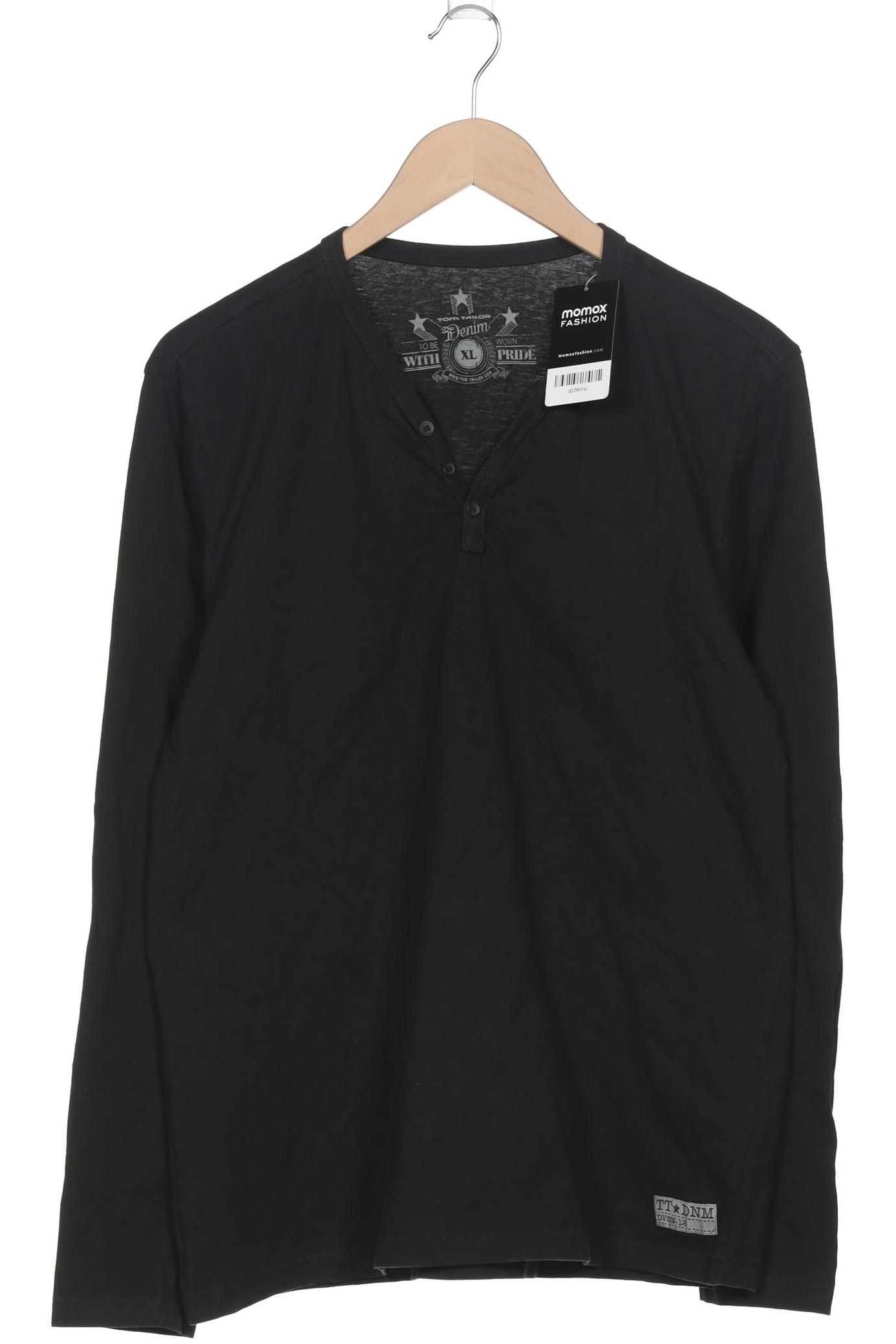 

TOM Tailor Denim Herren Langarmshirt, schwarz, Gr. 54