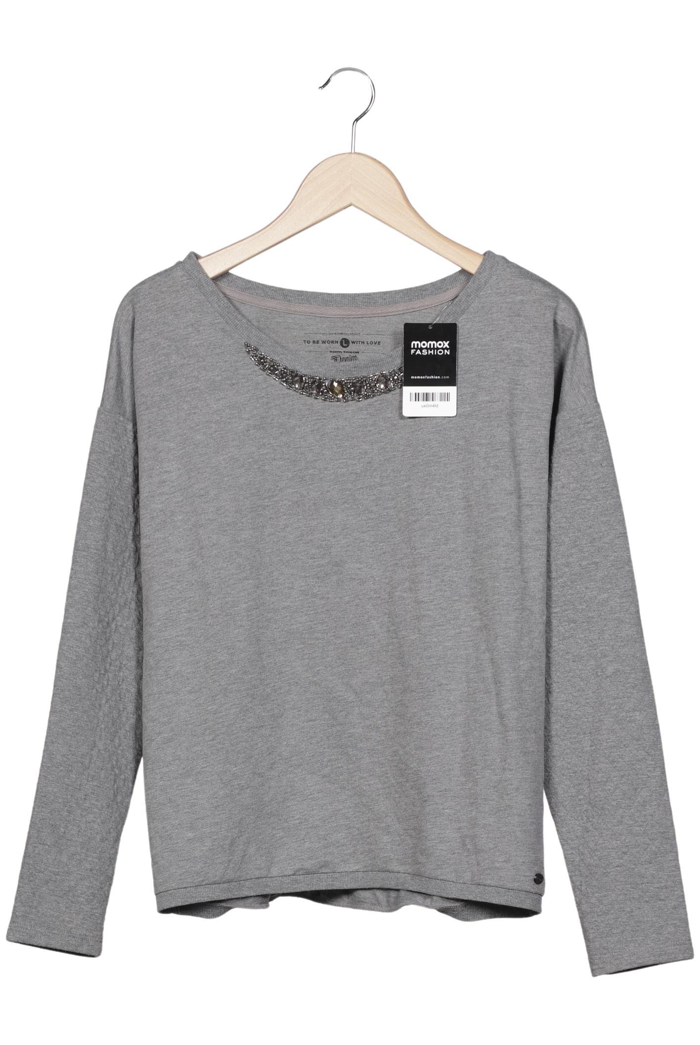 

TOM Tailor Denim Damen Sweatshirt, grau, Gr. 42