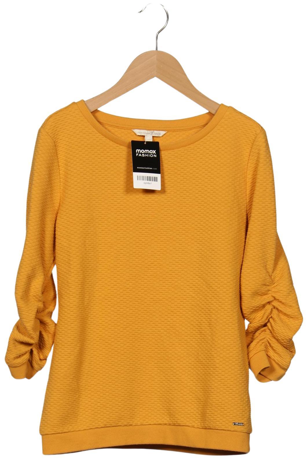 

TOM Tailor Denim Damen Sweatshirt, gelb, Gr. 34