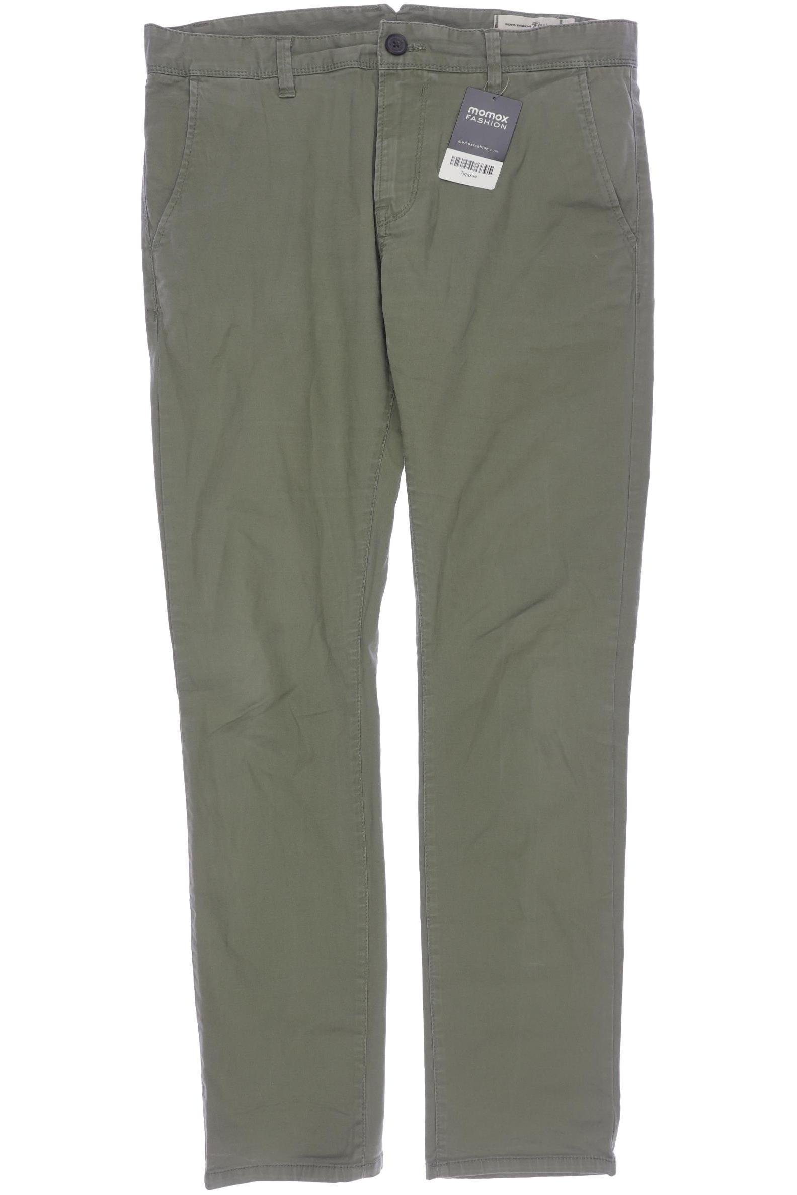 

TOM Tailor Denim Herren Stoffhose, grün, Gr. 32
