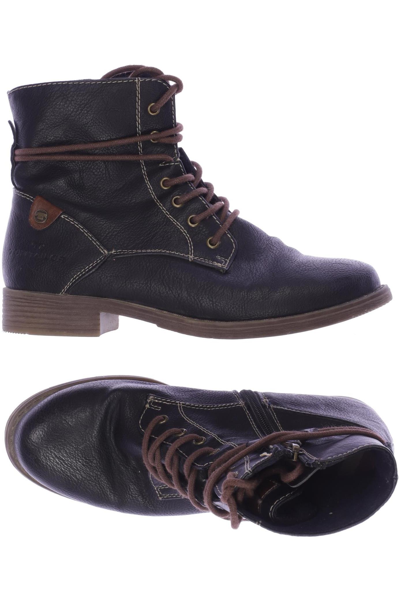 

TOM Tailor Denim Damen Stiefelette, schwarz, Gr. 36