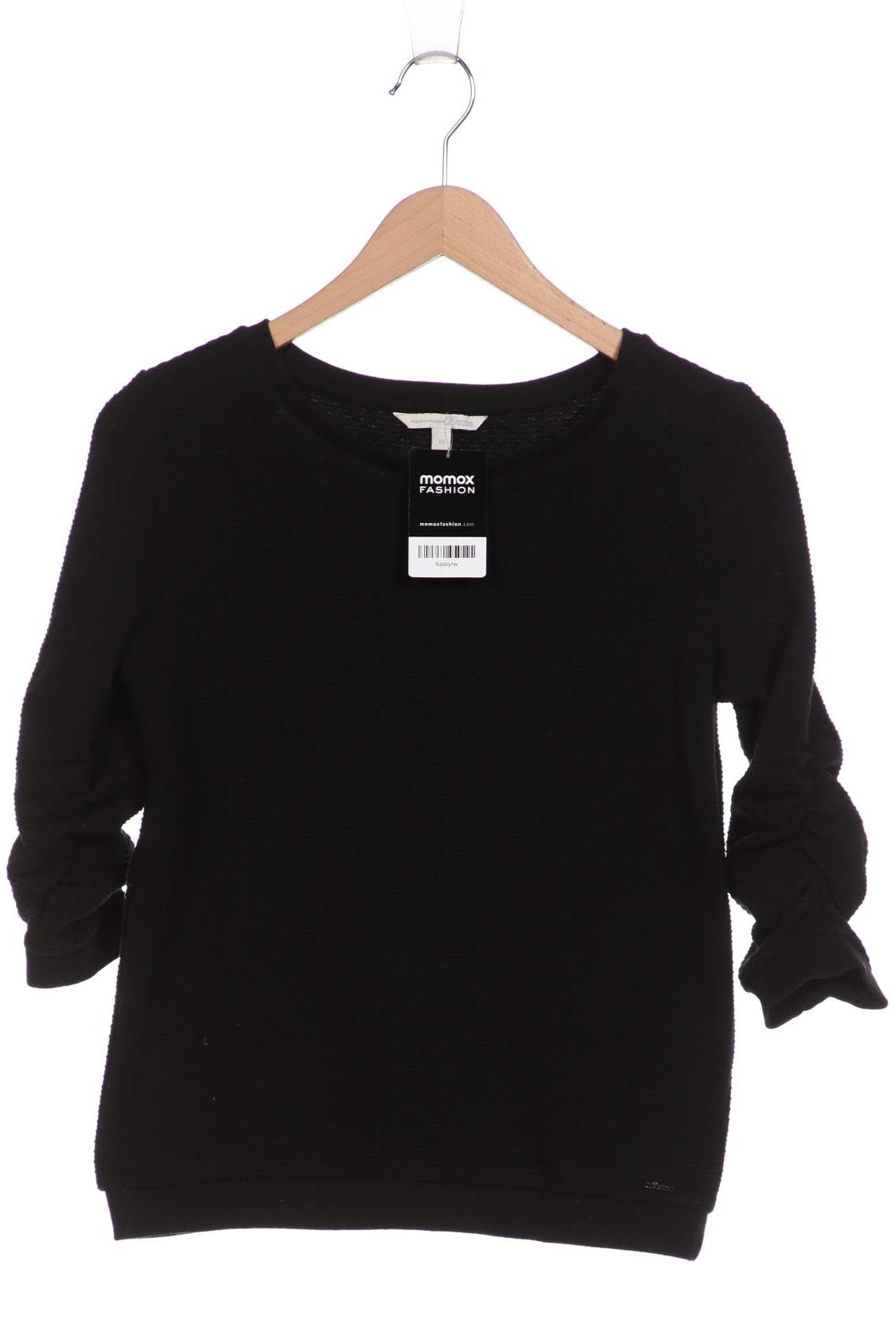 

TOM Tailor Denim Damen Sweatshirt, schwarz, Gr. 34
