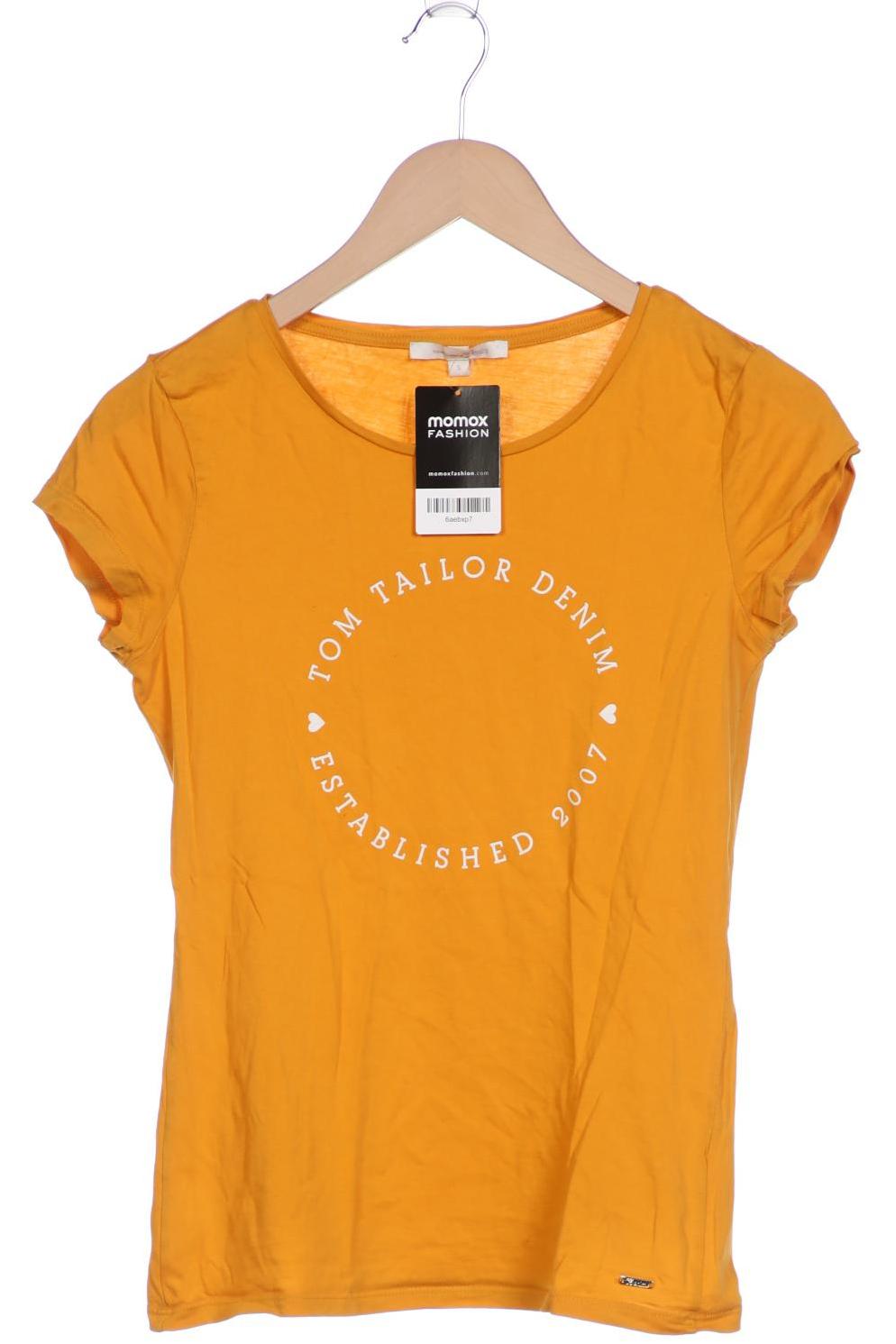 

TOM TAILOR Denim Damen T-Shirt, gelb