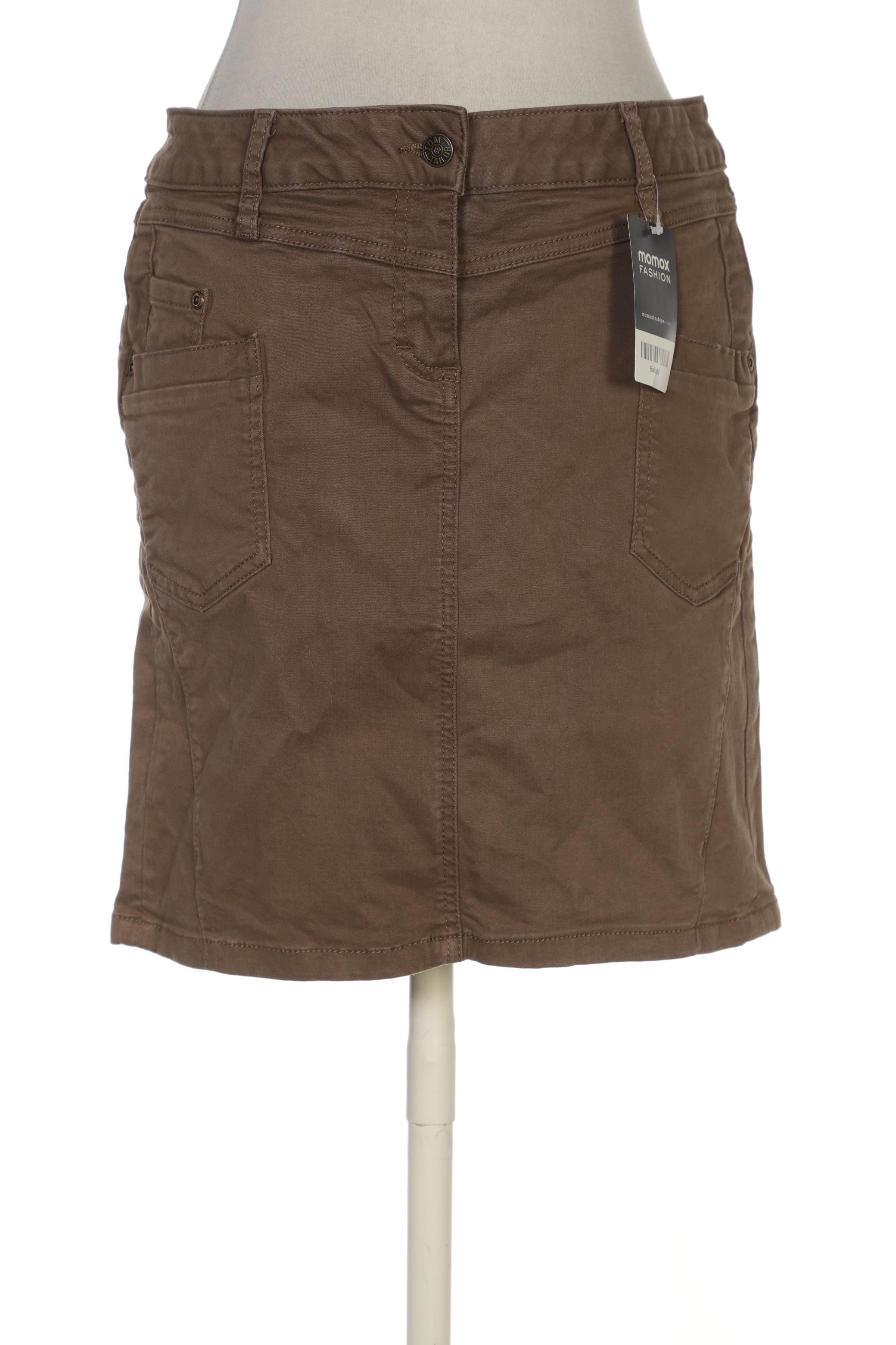 

TOM Tailor Denim Damen Rock, braun, Gr. 38