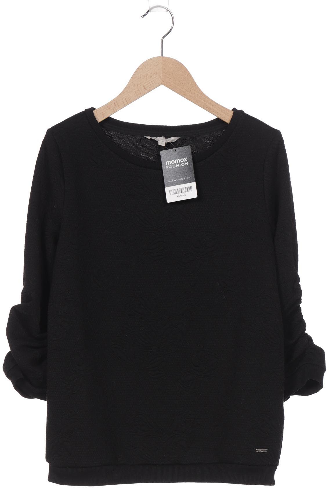 

TOM Tailor Denim Damen Sweatshirt, schwarz, Gr. 34