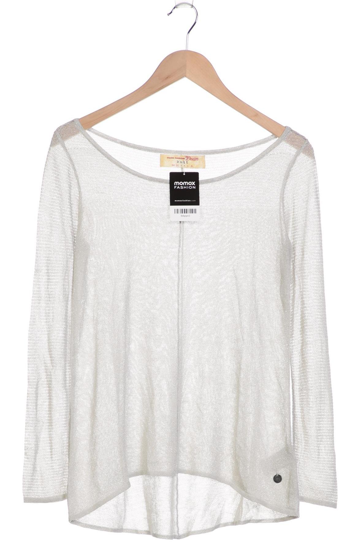 

TOM Tailor Denim Damen Pullover, silber, Gr. 34