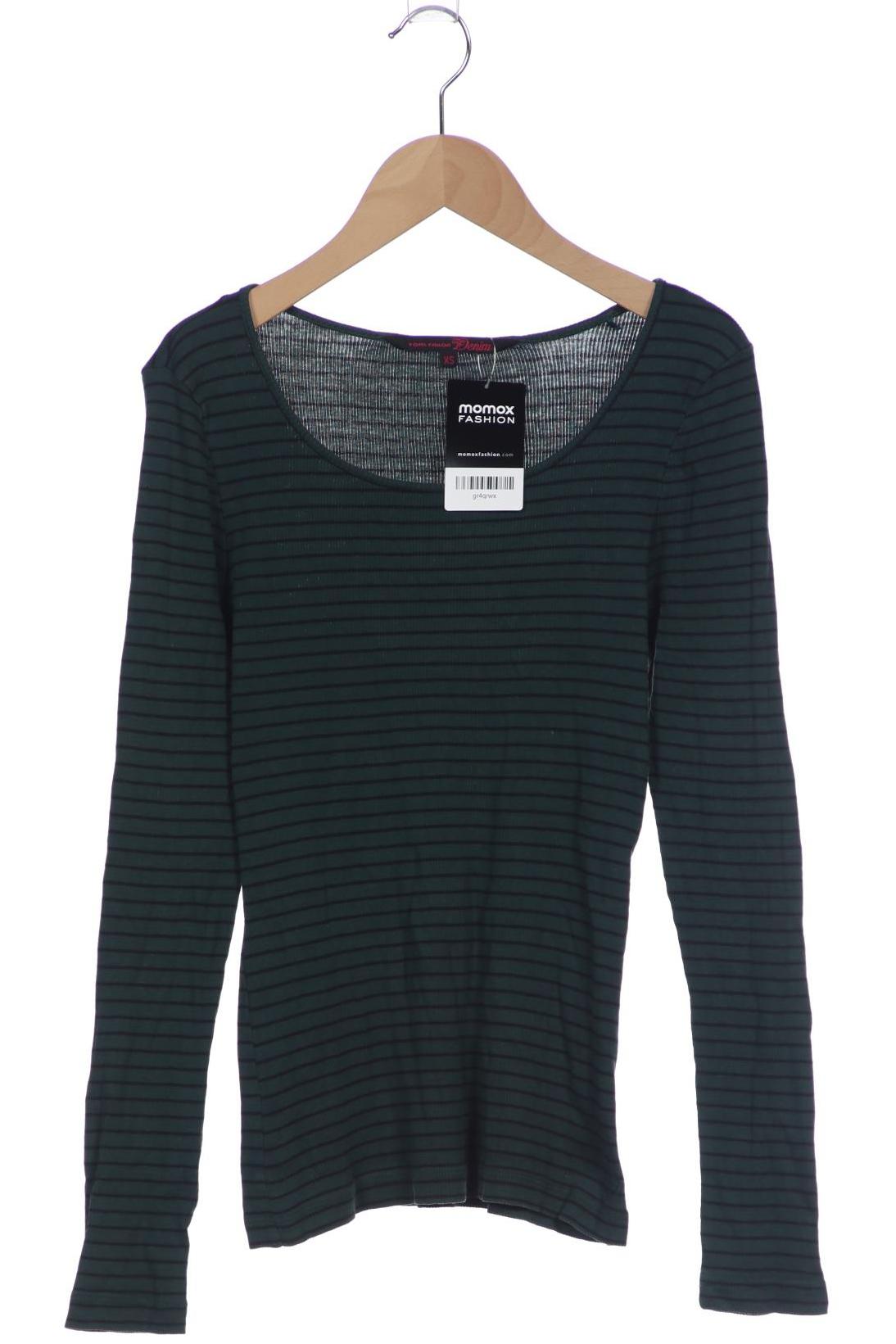 

TOM Tailor Denim Damen Langarmshirt, grün, Gr. 34