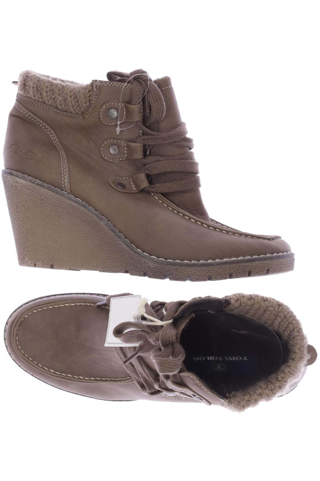

TOM Tailor Denim Damen Stiefelette, braun, Gr. 41