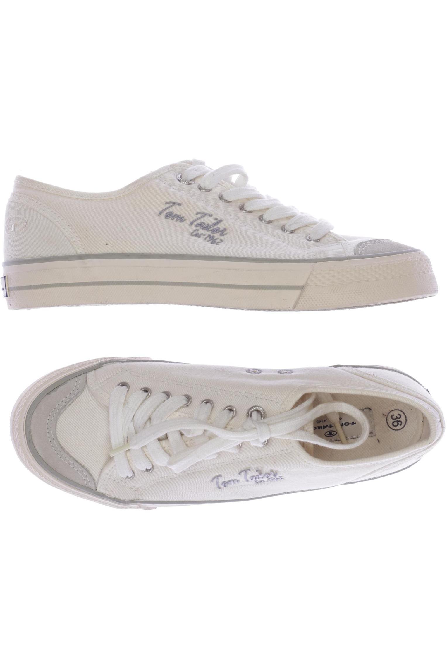 

TOM TAILOR Denim Damen Sneakers, cremeweiß