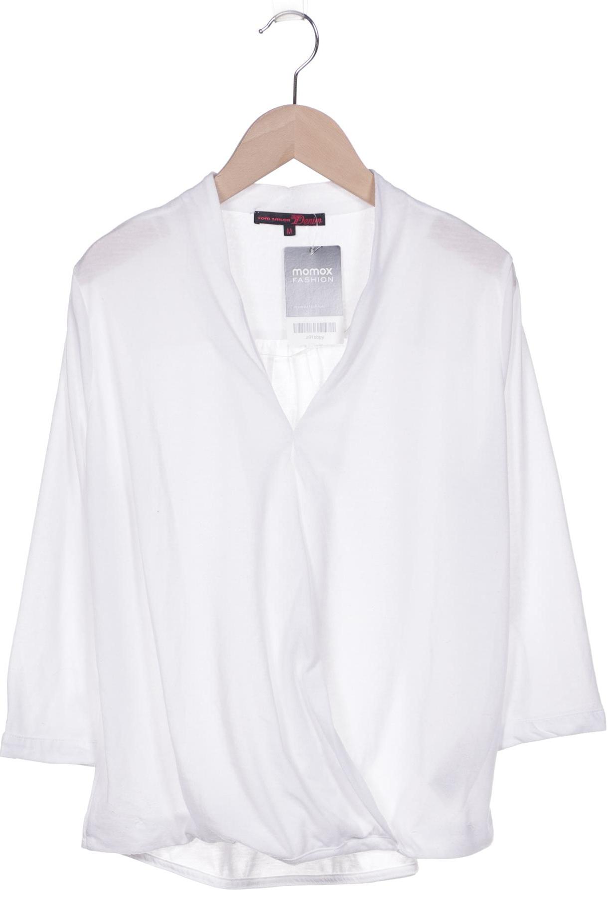 

TOM Tailor Denim Damen Langarmshirt, weiß, Gr. 38