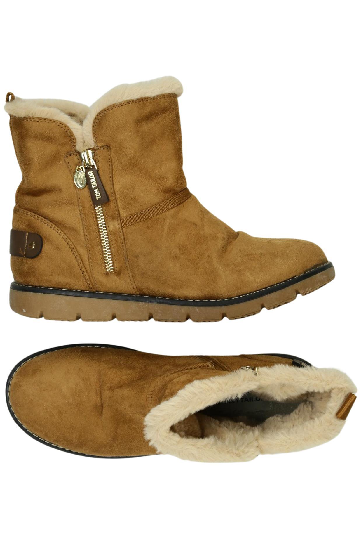 

TOM Tailor Denim Damen Stiefelette, orange, Gr. 39