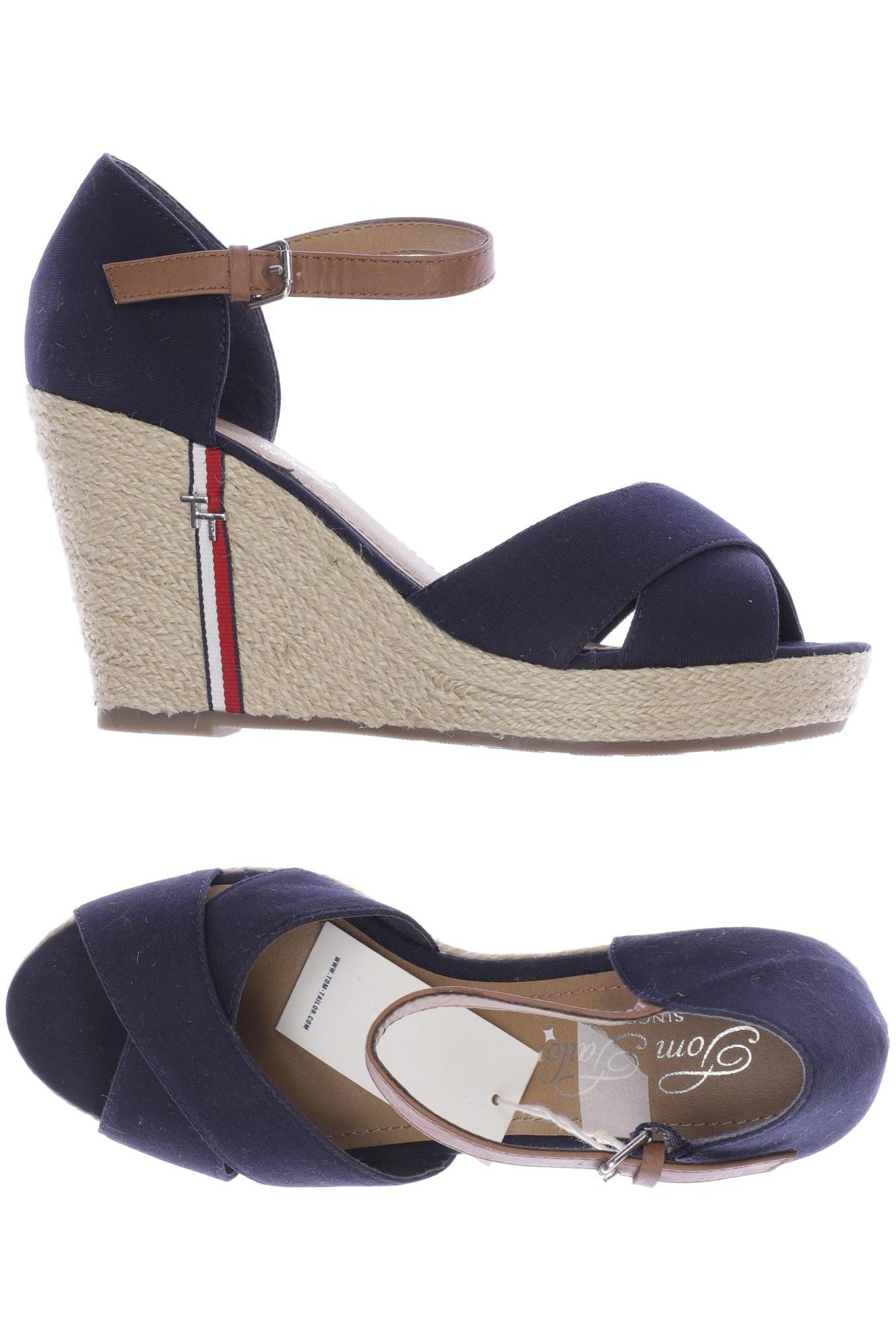 

TOM TAILOR Denim Damen Sandale, marineblau