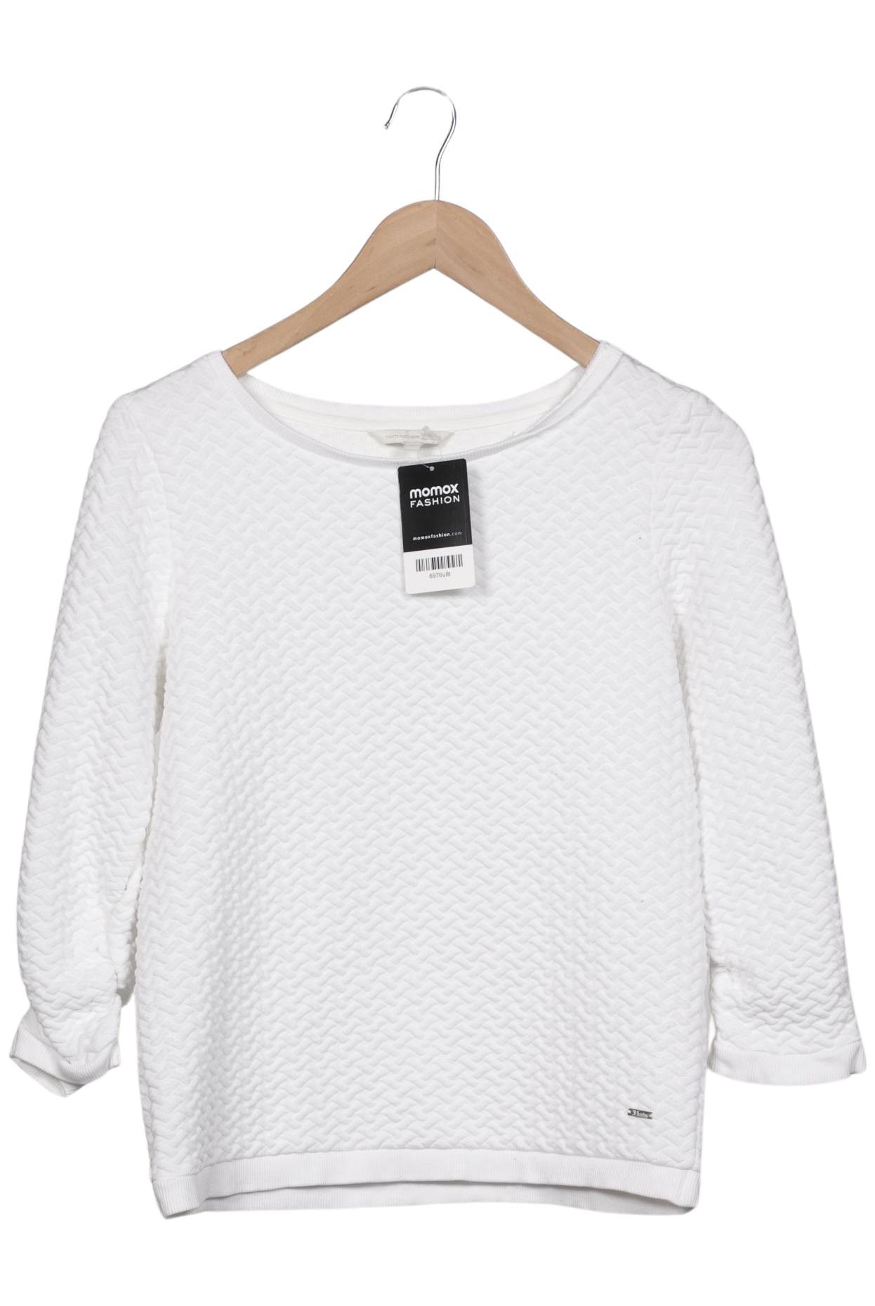 

TOM Tailor Denim Damen Sweatshirt, weiß, Gr. 38