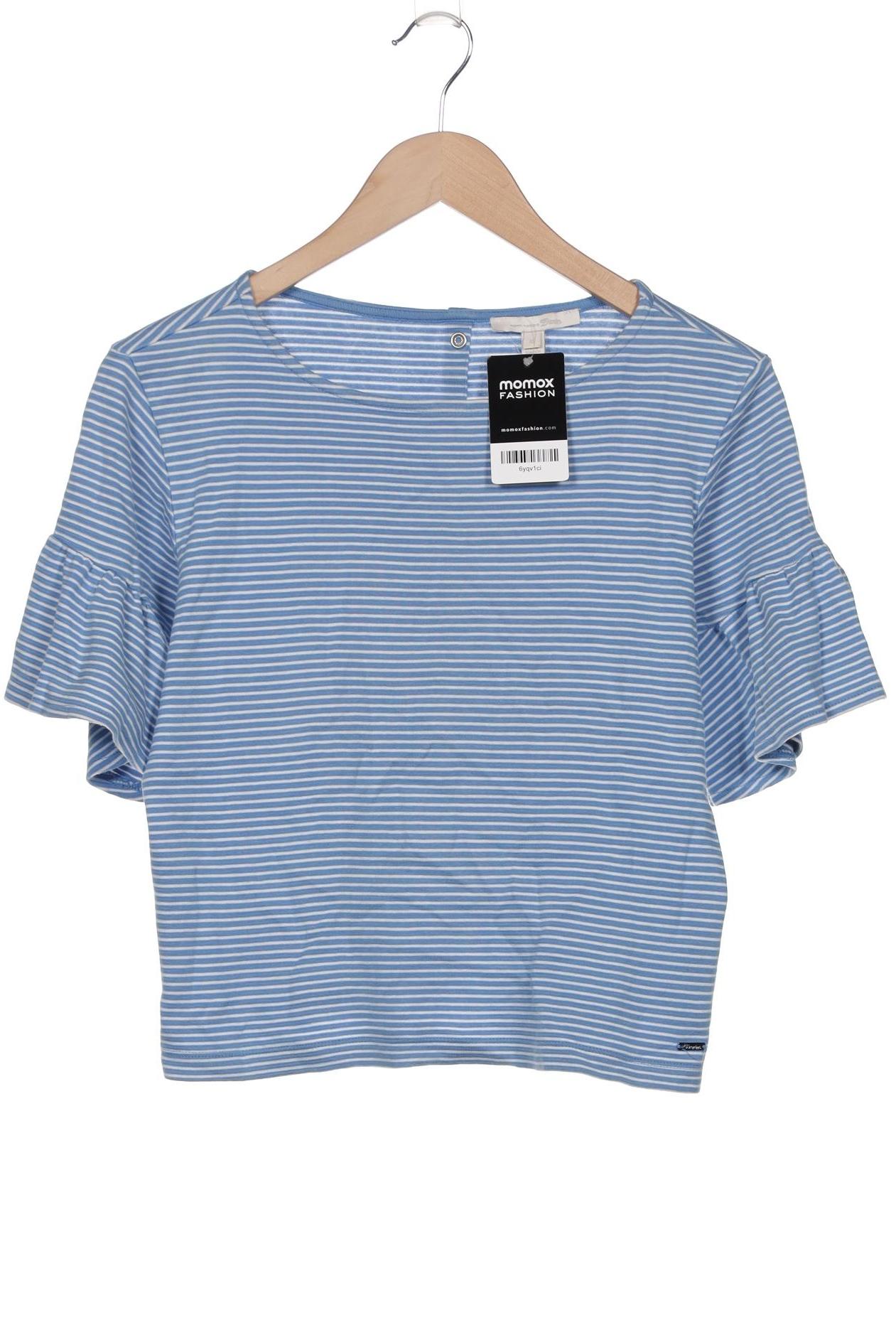 

TOM Tailor Denim Damen T-Shirt, blau, Gr. 34