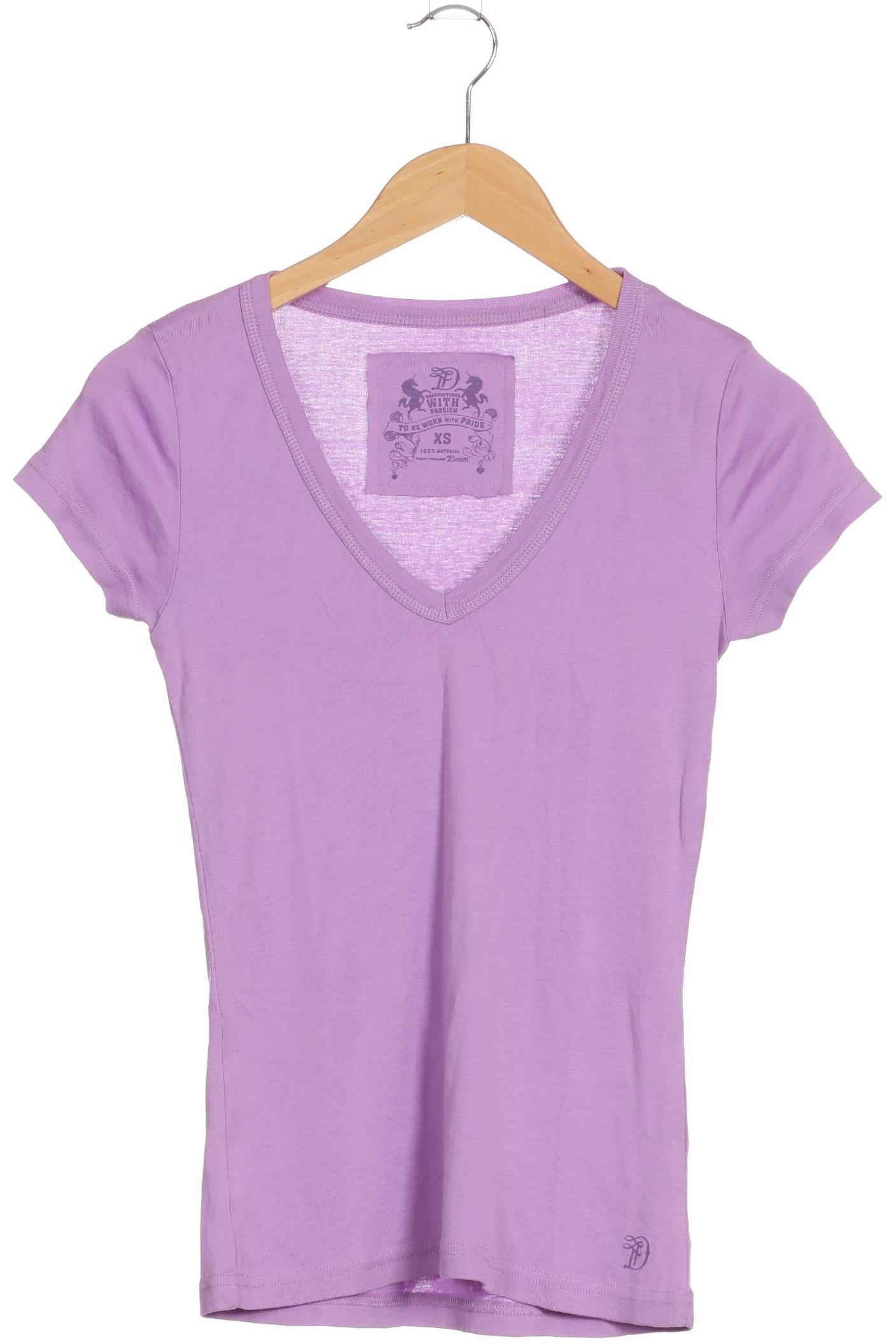 

TOM Tailor Denim Damen T-Shirt, flieder, Gr. 34
