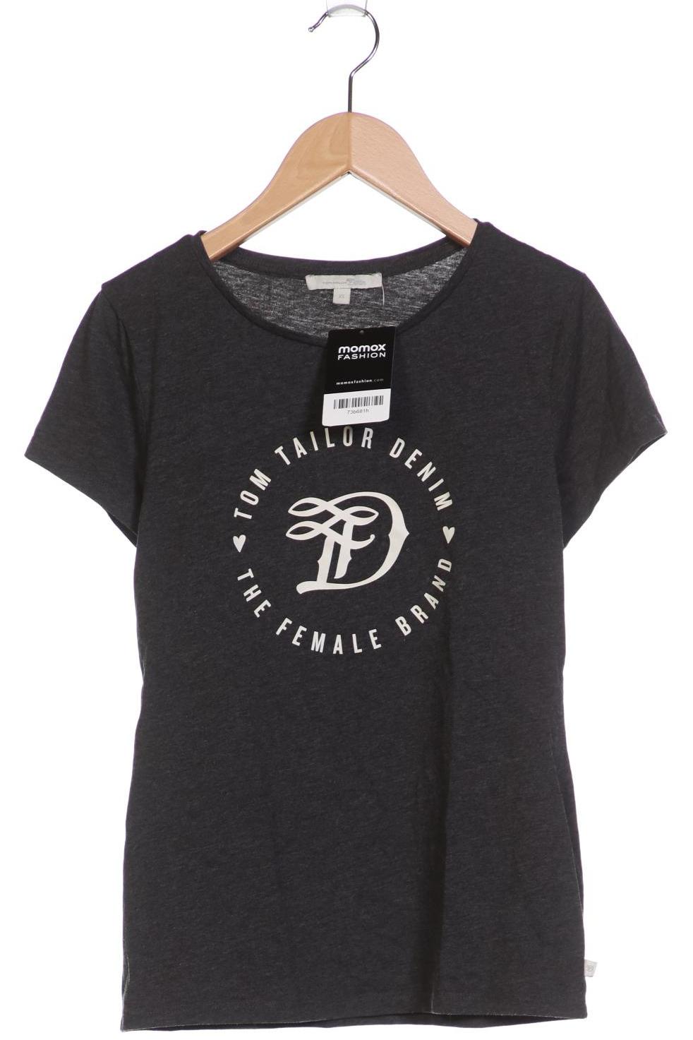 

TOM TAILOR Denim Damen T-Shirt, grau