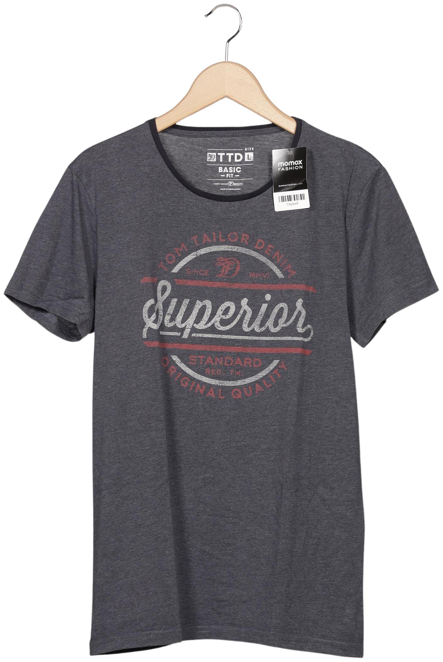 

TOM Tailor Denim Herren T-Shirt, grau, Gr. 52