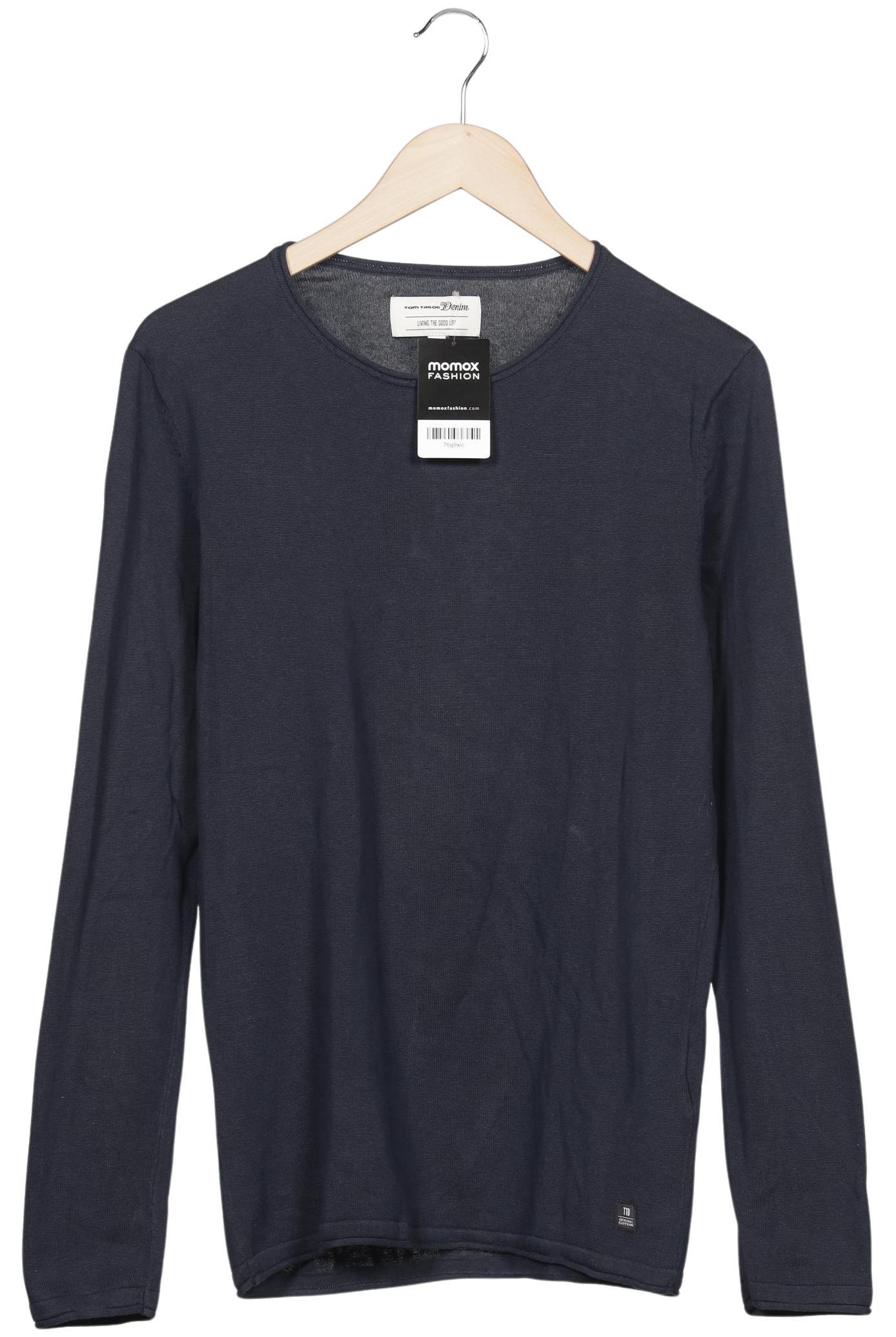 

TOM Tailor Denim Herren Langarmshirt, marineblau, Gr. 48