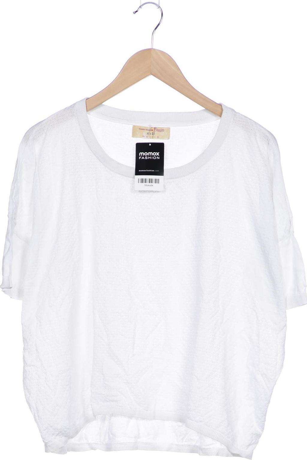 

TOM Tailor Denim Damen T-Shirt, weiß, Gr. 36